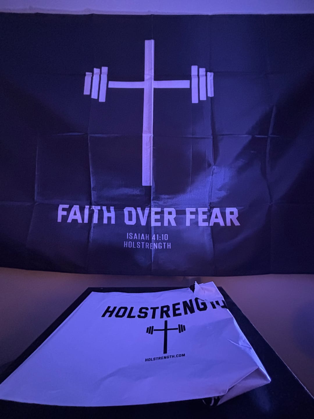 Customer photo review of HolStrength Cross Flag