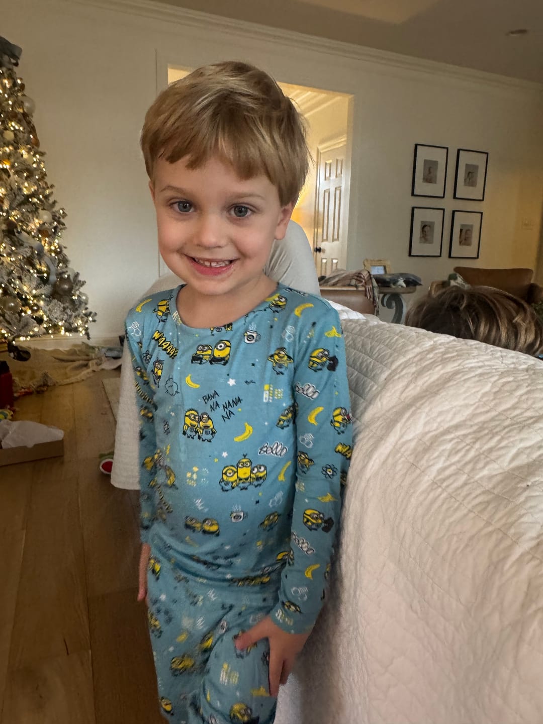 Customer photo review of Minions Bello Banana Bamboo Kids Pajamas