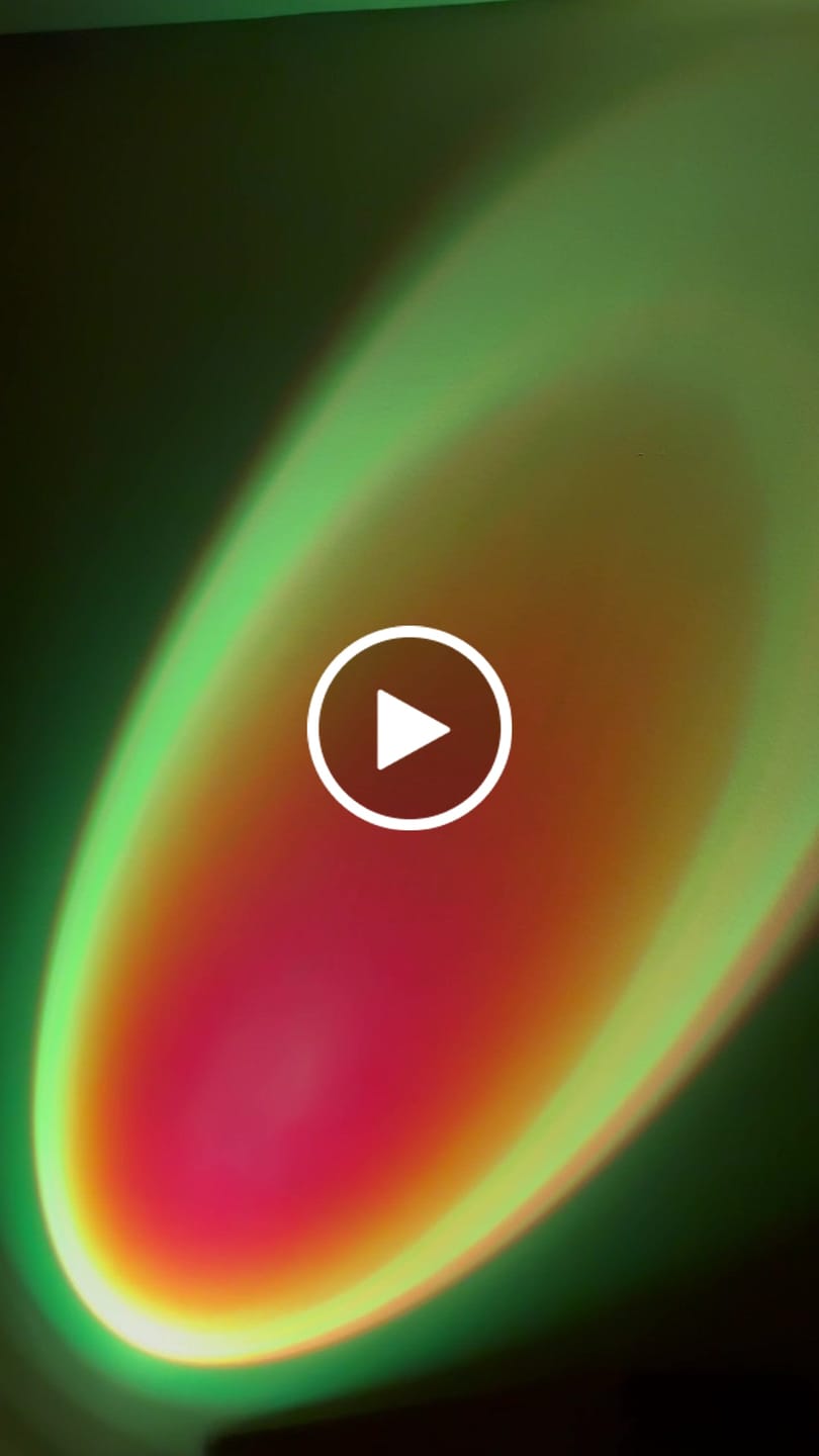 Customer video review of Golden Hour Sunset Lamp