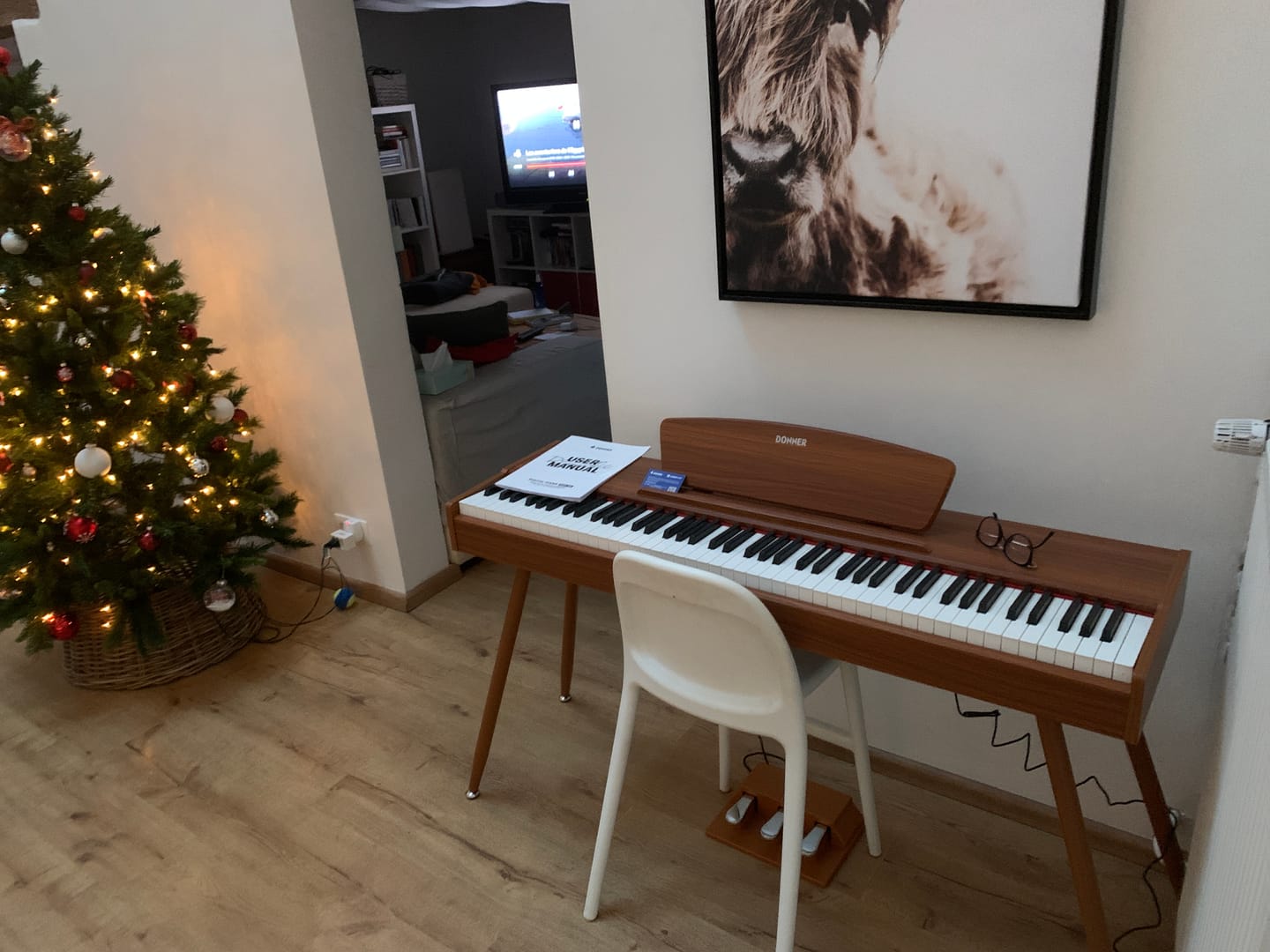 Customer photo review of Donner DDP-80 Motif de Bois Piano Numérique