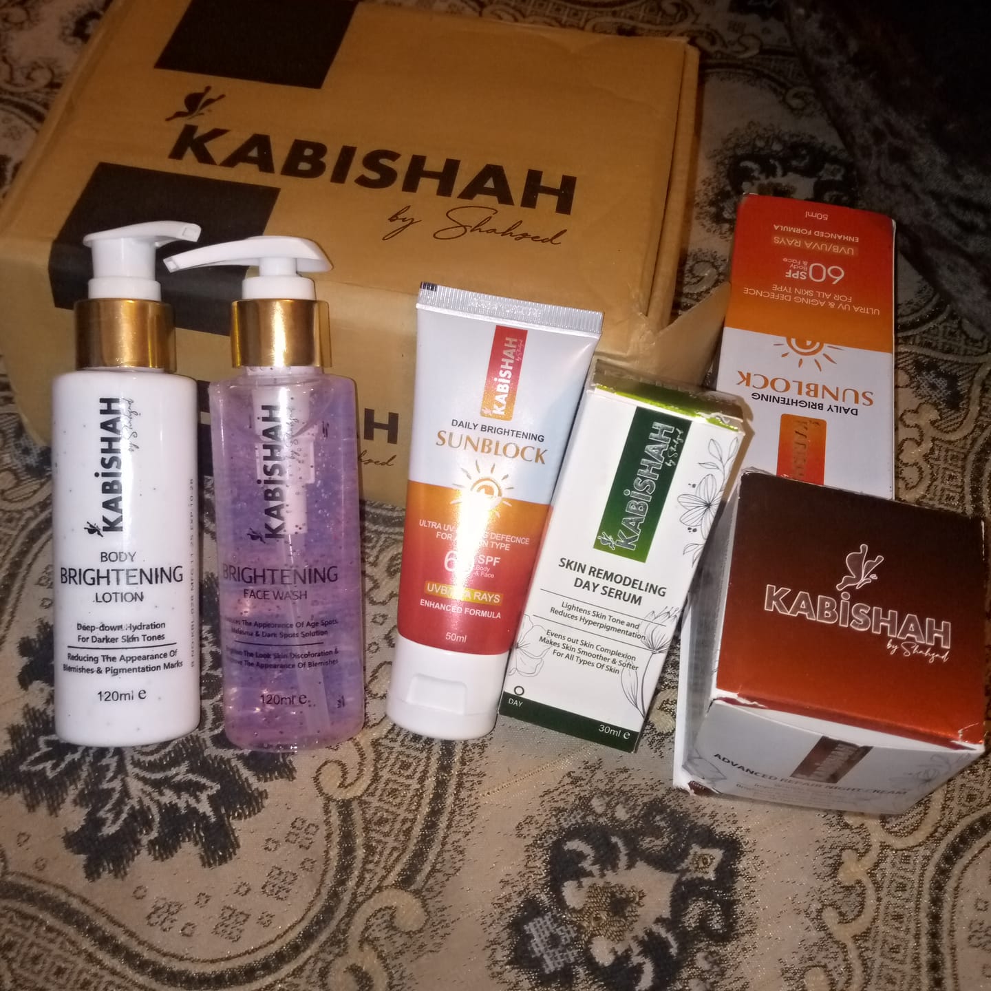Customer photo review of All Day Radiant Glow Bundle