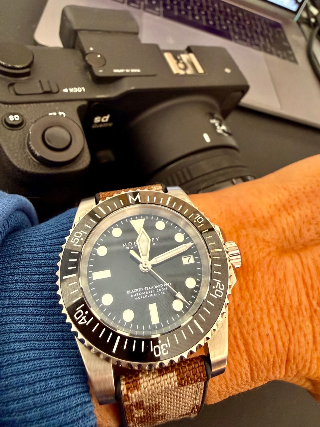 Customer photo review of Canvas & Rubber - Camo Tan
