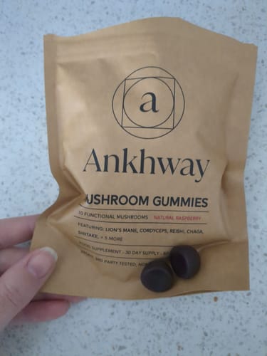 Customer photo review of Mushroom Gummies