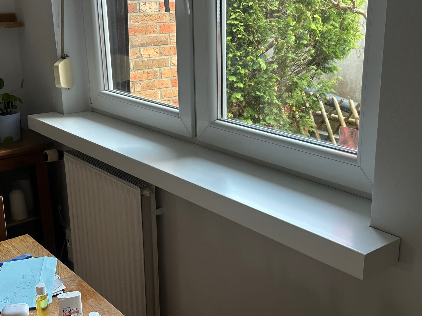 Customer photo review of Aufsatzfensterbank Weiß