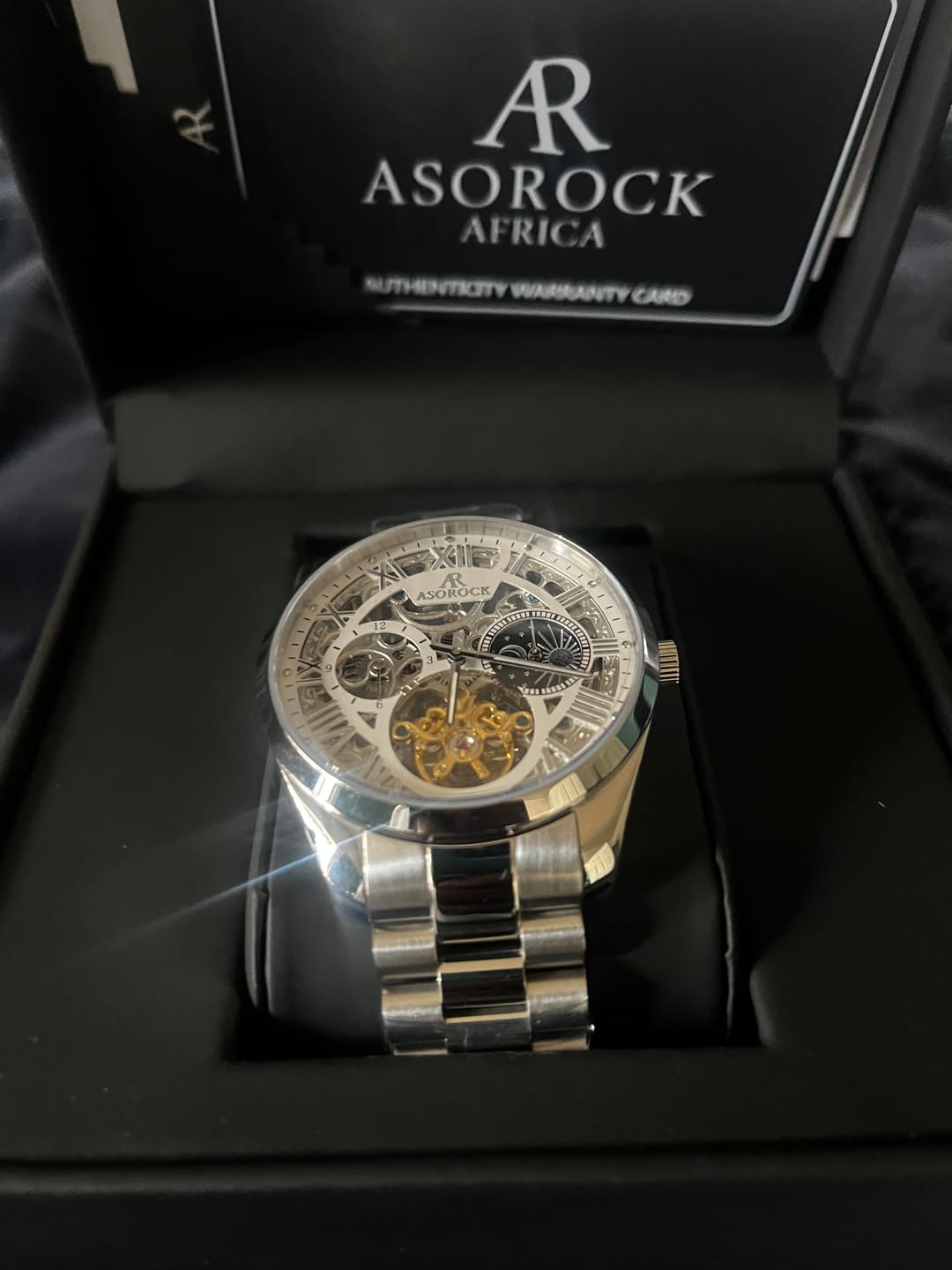 Customer photo review of silver/white Villa Automatic Tourbillon (PRE-ORDER RESTOCK SHIPS OUT DECEMBER 20TH)