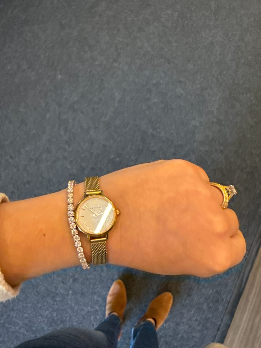 Customer photo review of Classic Moissanite Tennis Bracelet