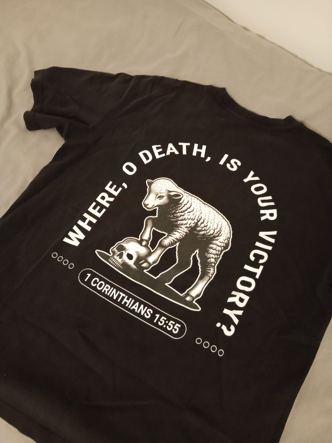 Customer photo review of O, DEATH | Oversized T-Shirt