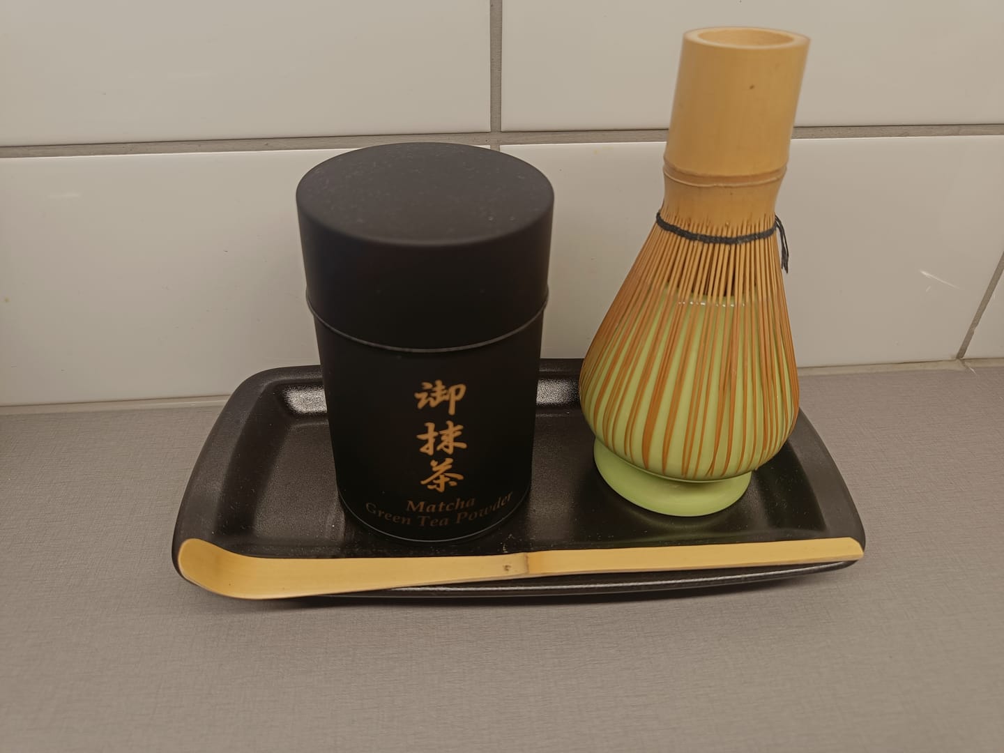 Customer photo review of Matcha spatel Chashaku