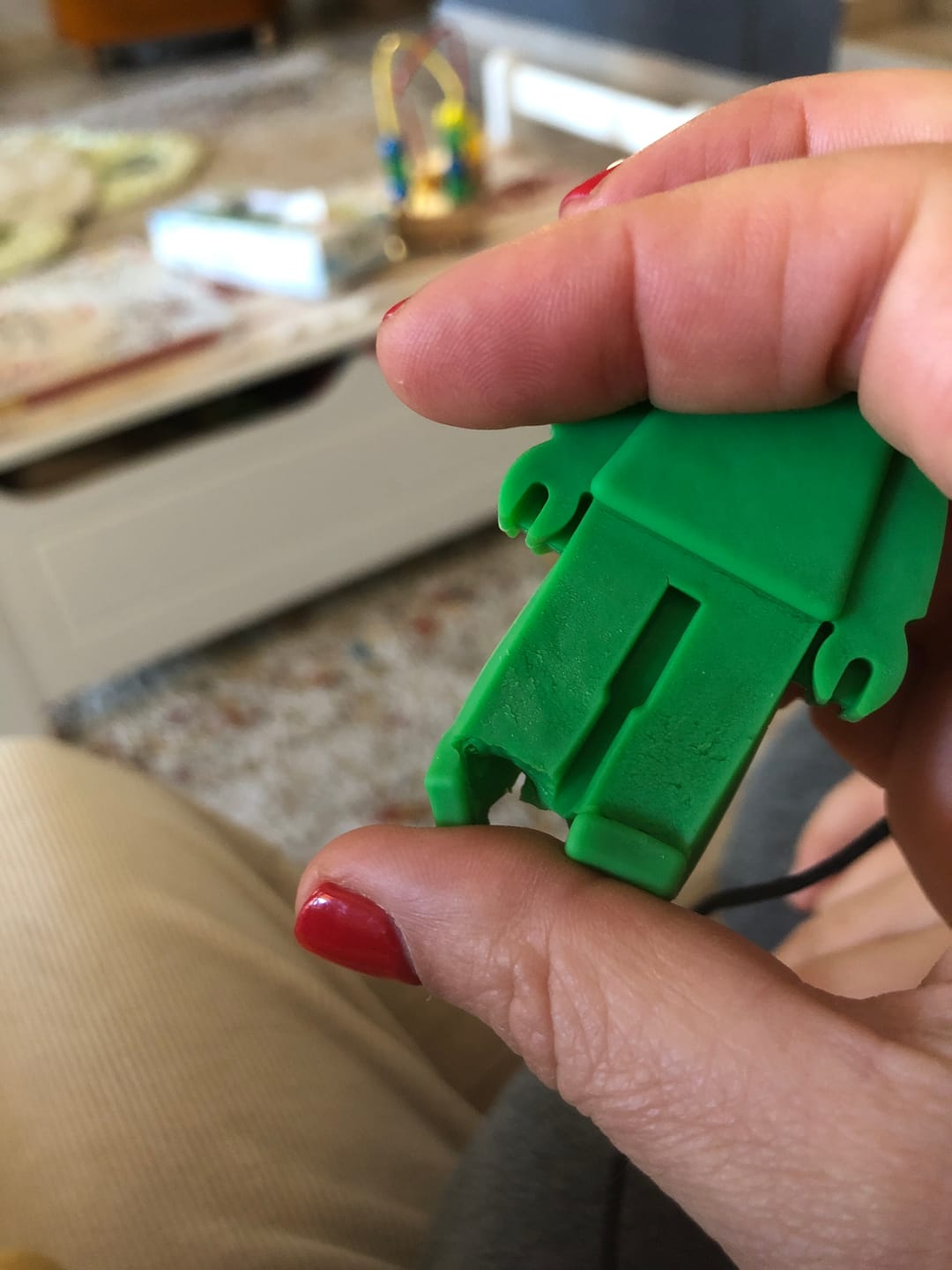 Customer photo review of Collier de mastication robot