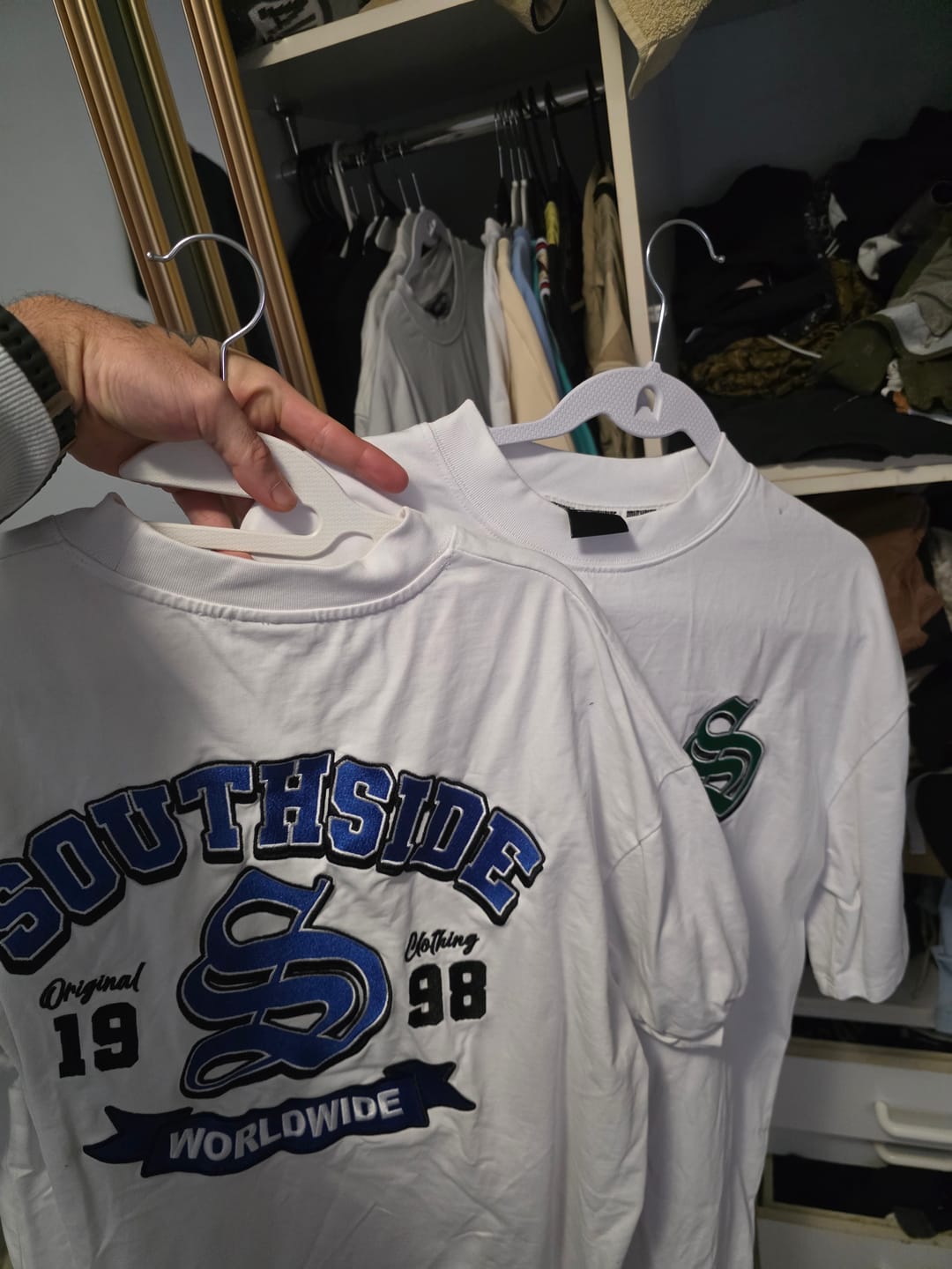 Customer photo review of Southside - SS Original (Blue/White)