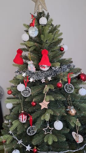 Customer photo review of Weihnachtsdeko mit Schneeflocken