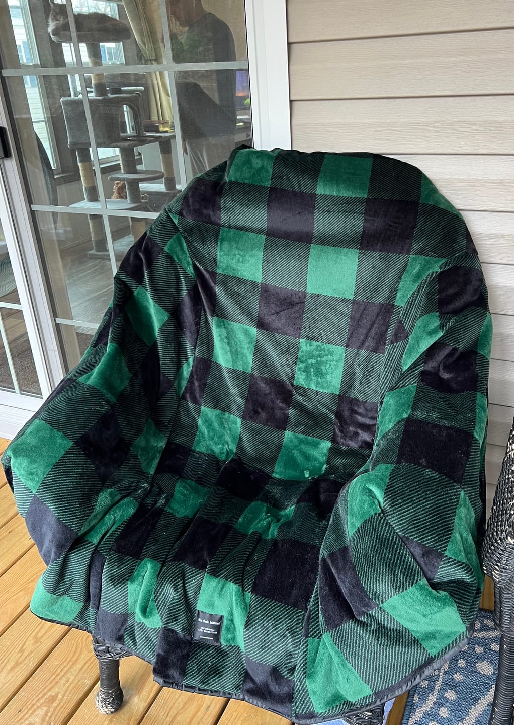 Customer photo review of The Chair Blanket
