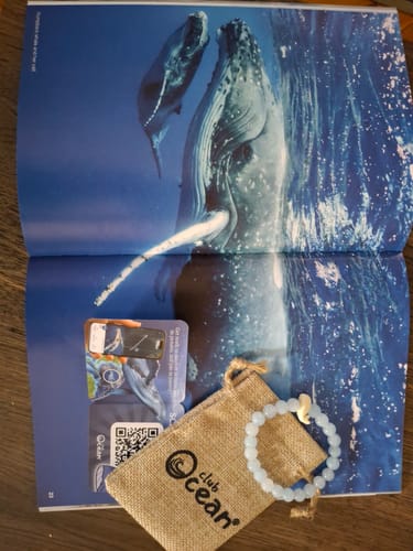 Customer photo review of Whale Tracking Bracelet