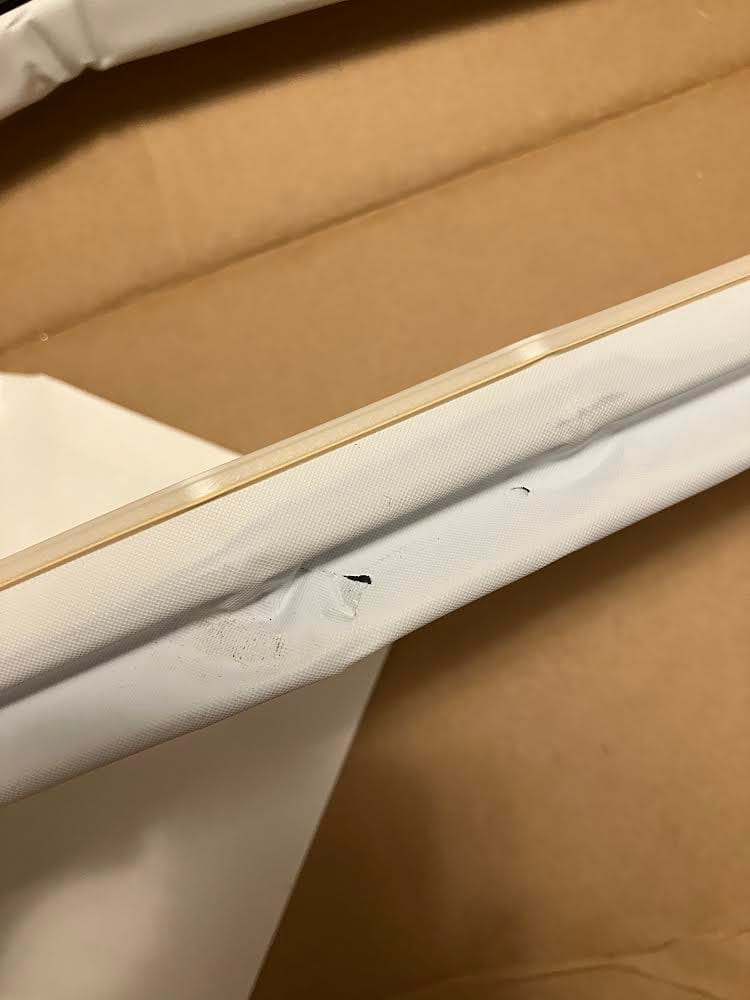 Customer photo review of 97" Extra Long High Reach Foam Weatherstrip Set (3 pieces)