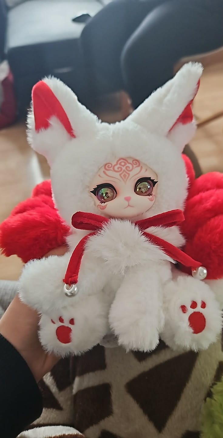 Customer photo review of Auspicious Nine Tails Records Series Plush Blind Box
