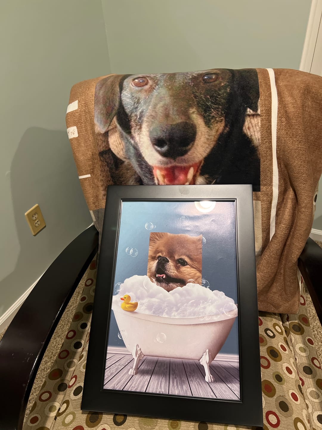 Customer photo review of Fun in the tub - Personalized Poster