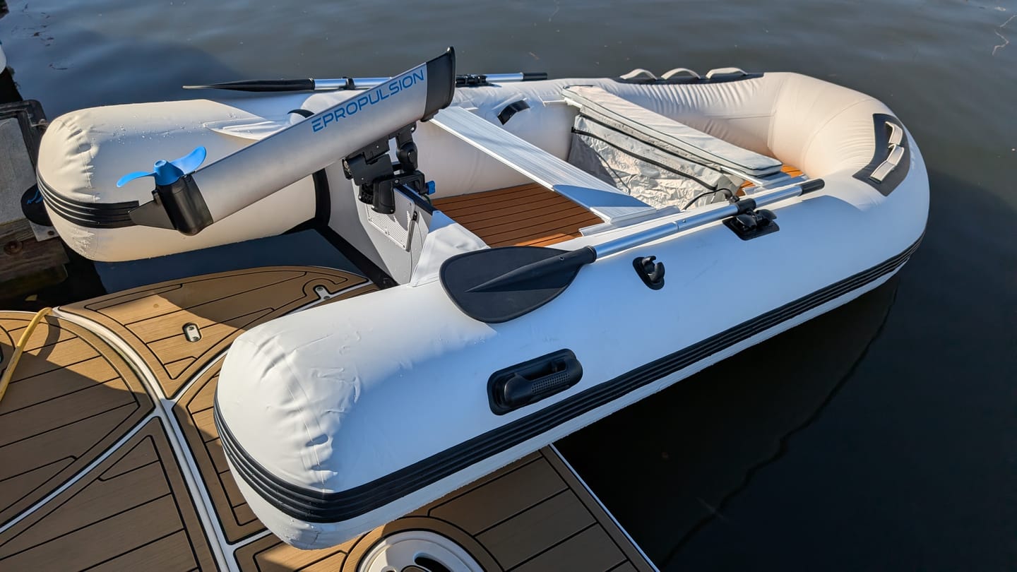 Customer photo review of Epropulsion eLite 1.5HP Electric Outboard Motor - Short Shaft Model