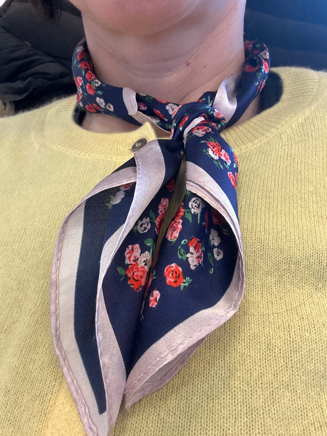 Customer photo review of Rosina Foulard (100% Seta - 53cm)