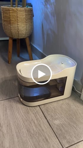 Customer video review of Wireless Weight-Sensing Pet Fountain