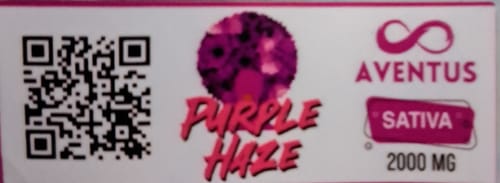 Customer photo review of Disposable Vape Delta 9 Purple haze Sativa
