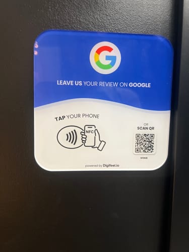 Customer photo review of Google Reviews - Plate