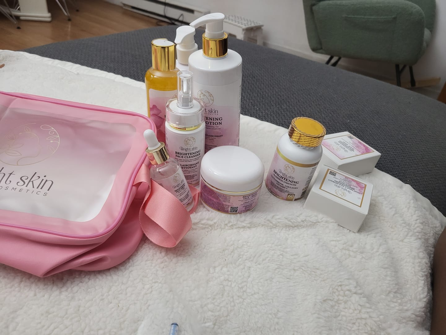 Customer photo review of Advanced brightening set