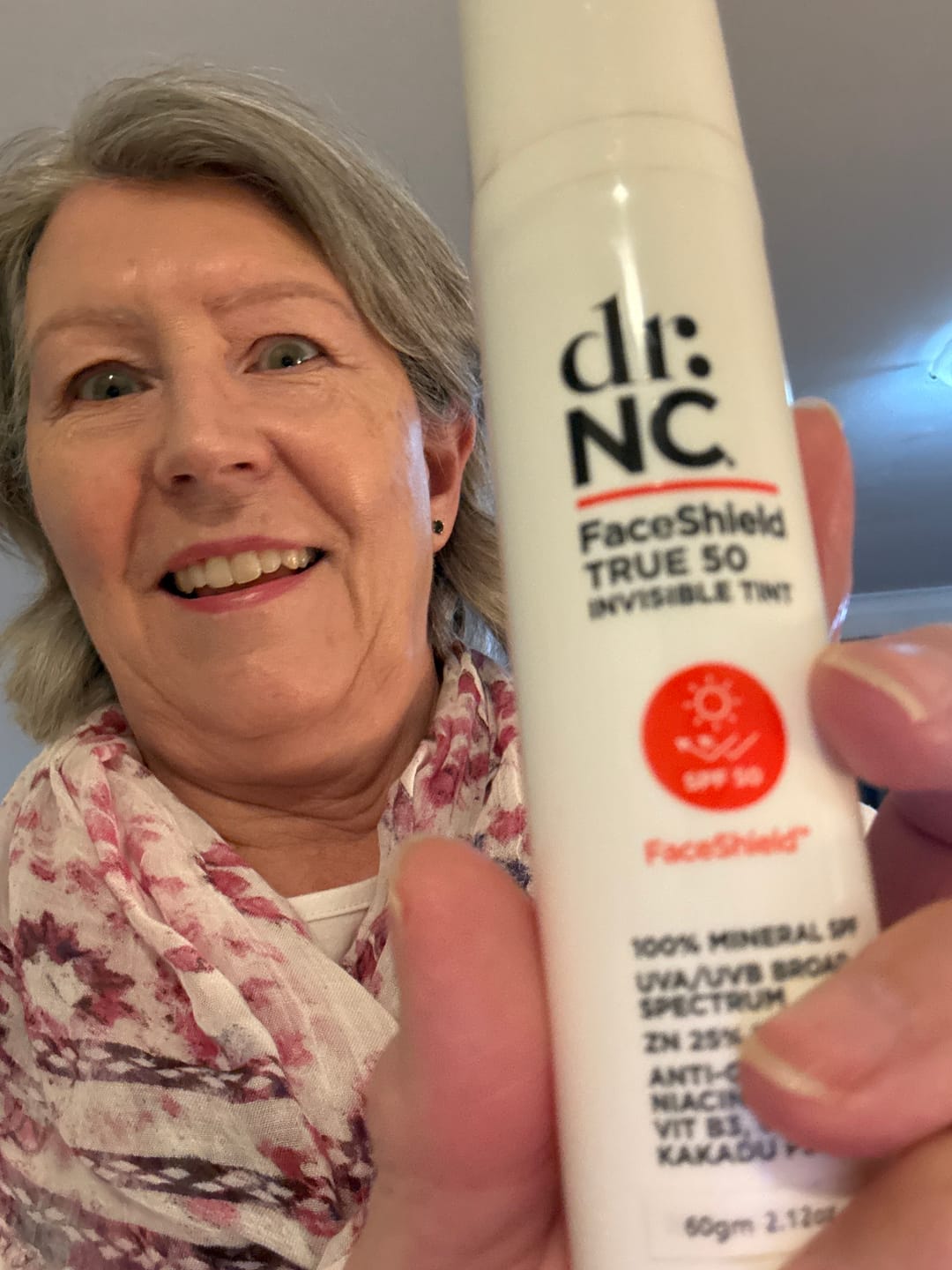 Customer photo review of drNC FACESHIELD TRUE 50 INVISIBLE TINT