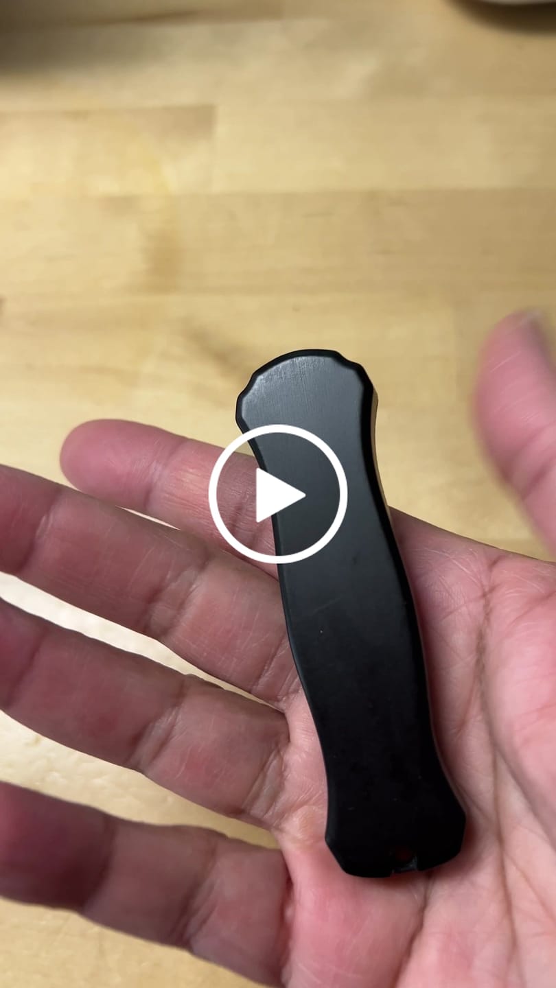 Customer video review of VT Black Rocket Mini OTF Knife