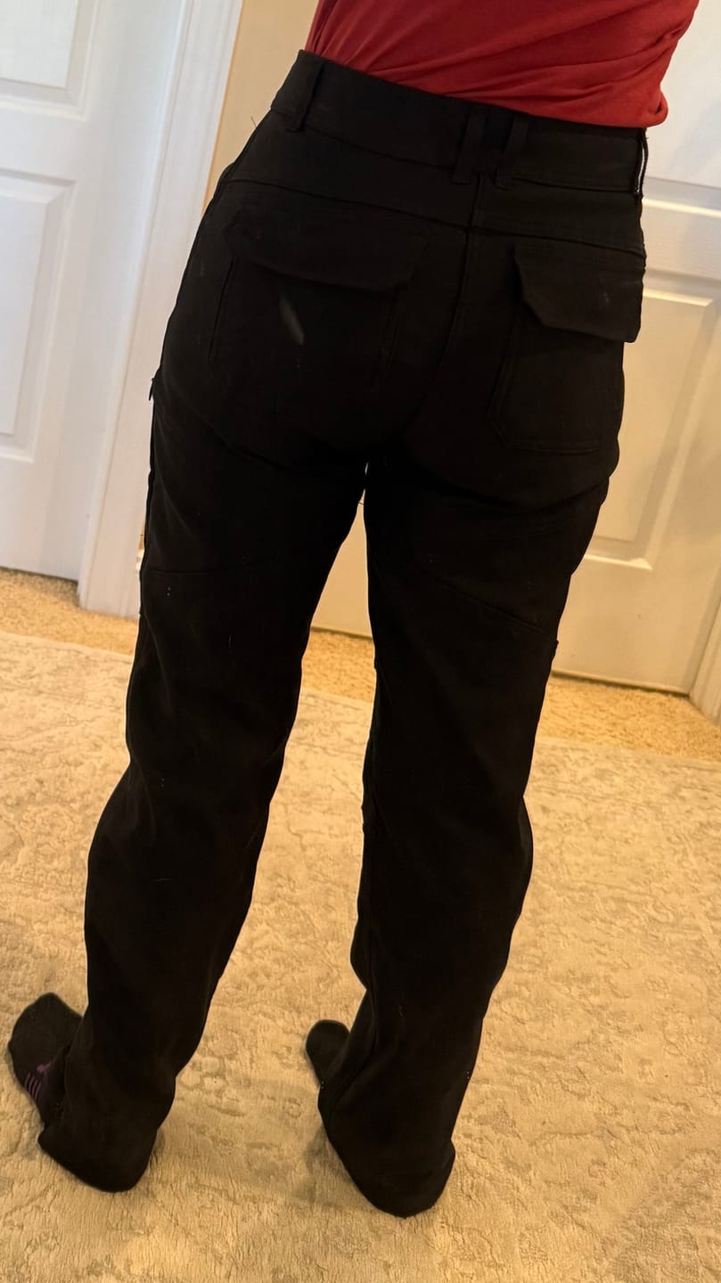 Customer photo review of Women's Fleece Lined High Rise Sitka Winter Pants