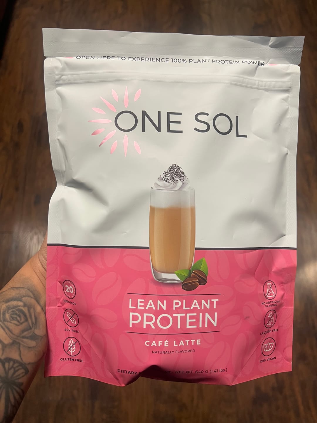 Customer photo review of Lean Plant Protein