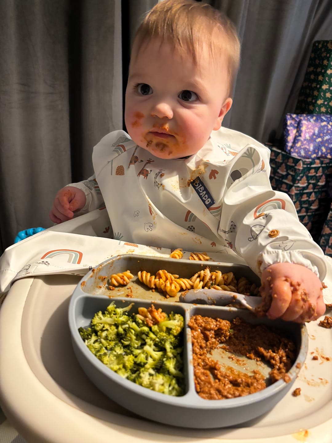 Customer photo review of NEW Attachable Weaning Cutlery