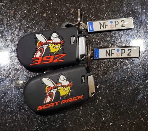 Customer photo review of Kennzeichen Schlüsselanhänger Mini Nummernschild Metall