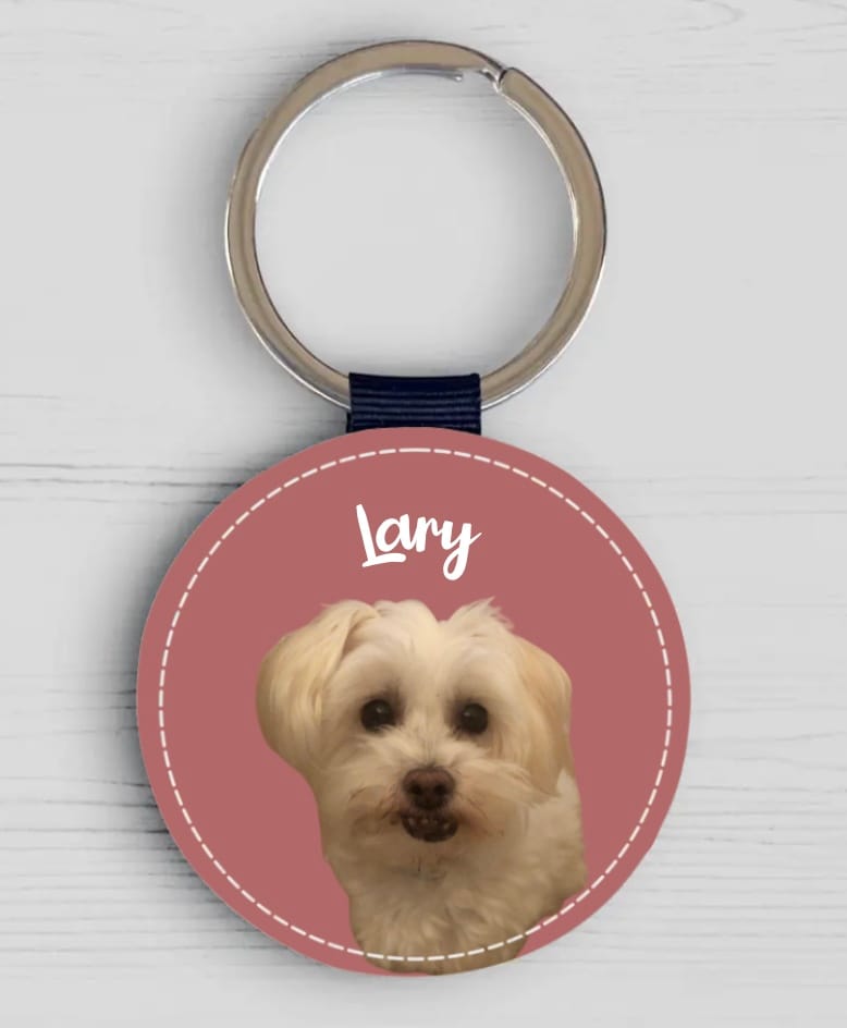 Customer photo review of Portrait d'animal - Porte-clés personnalisé