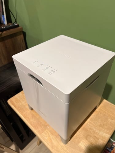 Customer photo review of Carepod Cube Plus X50V - Sanitizing Warm + Cool Mist Stainless Steel Humidifier