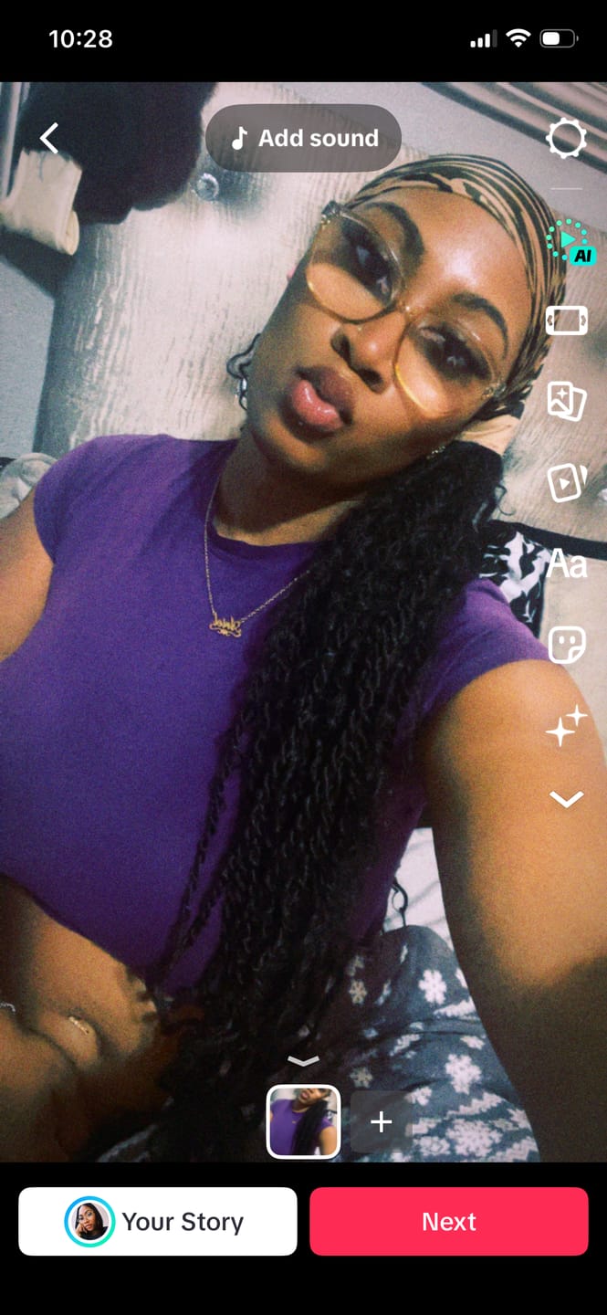 Customer photo review of The Hearts Necklace