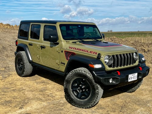 Customer photo review of Wrangler Hood Lettering - Colored Outline