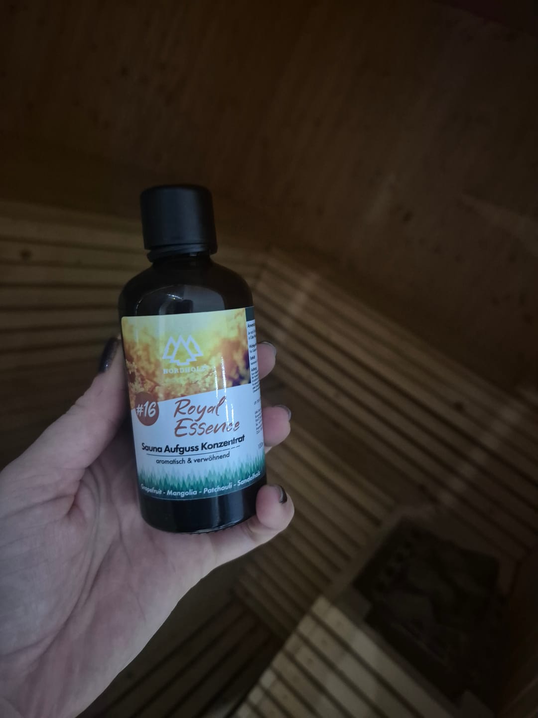 Customer photo review of Sauna Aufguss Konzentrat #16 Royal Essence