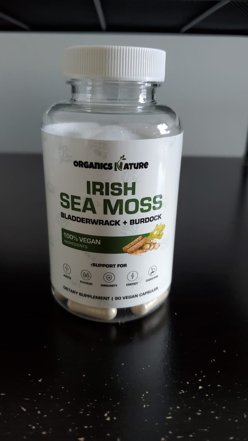 Customer photo review of Organic Irish Sea Moss With Bladderwrack and Burdock Root