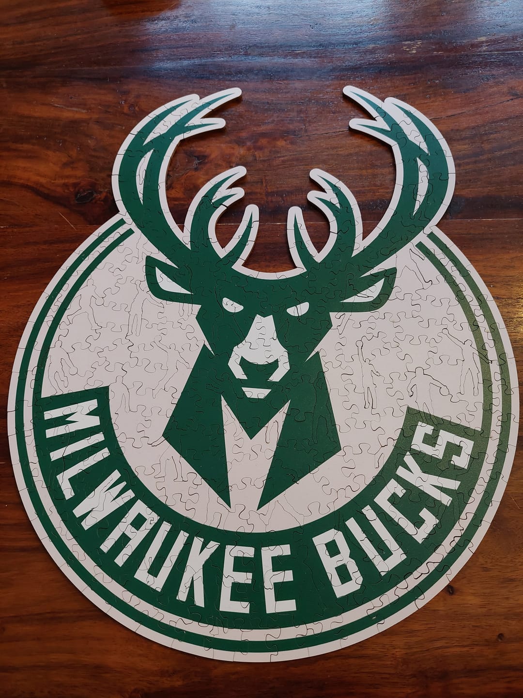 Customer photo review of Milwaukee Bucks™ - Wooden Puzzle