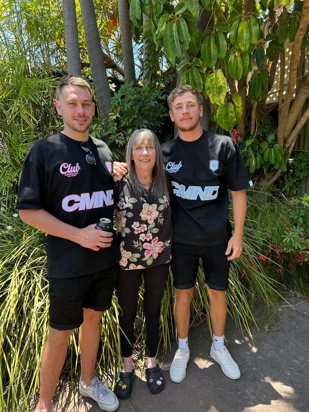 Customer photo review of BLACK/BLUE OVERSIZED CLUB JERSEY T-SHIRT