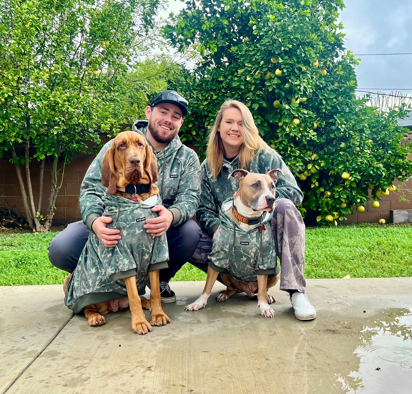 Customer photo review of Camo Human Hoodies