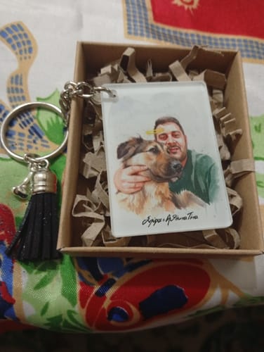 Customer photo review of Μπρελόκ με το Δικό σας Κατοικίδιο