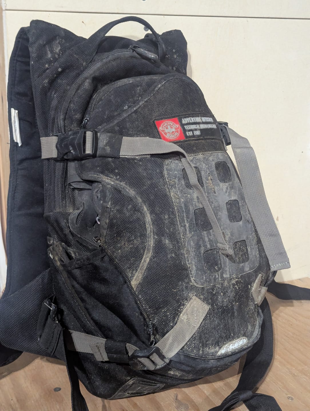 Customer photo review of 12L - Explorer Adventure Touring Backpack with Chest Harness