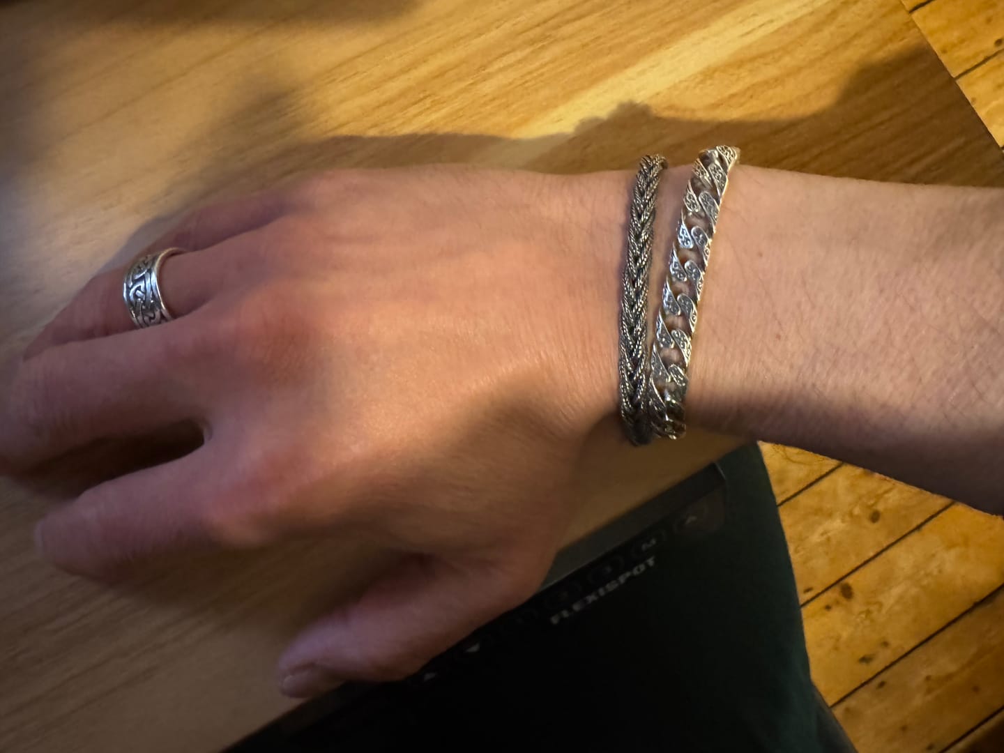 Customer photo review of ANCIENT CUBAN. - 925 STERLING SILVER