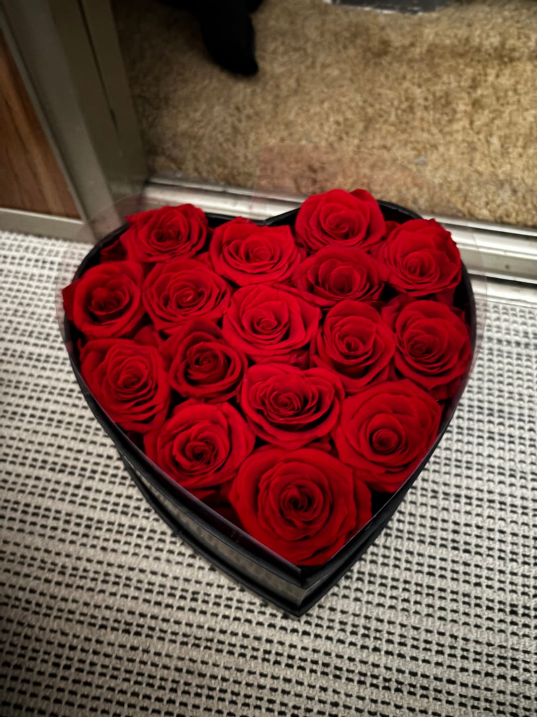 Customer photo review of Heart Eternal Rose Bouquet
