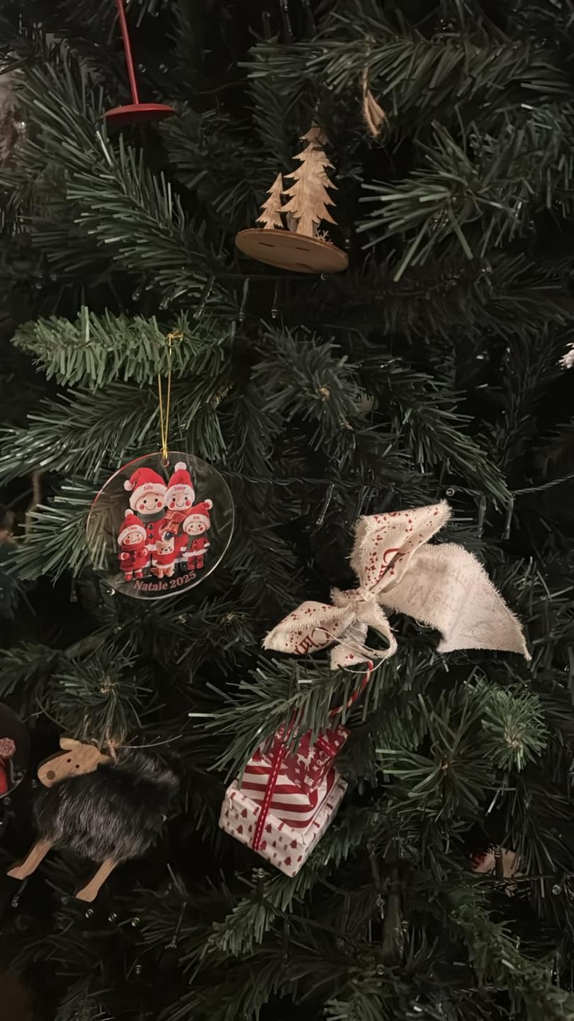 Customer photo review of Familienmitglieder mit 1-9 Personen - Personalisierter Baumschmuck