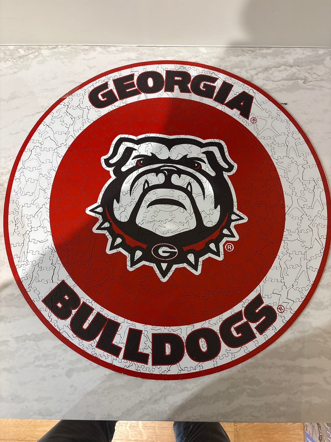 Customer photo review of University of Georgia - Wooden Puzzle