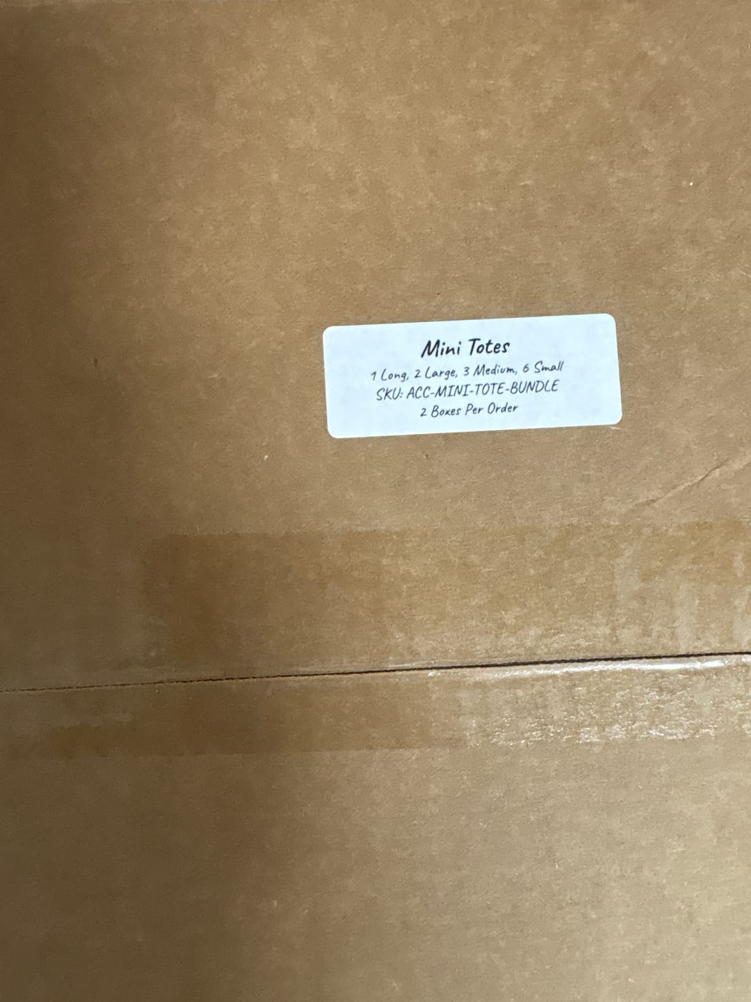 Customer photo review of Mini Tote (24 Pack)