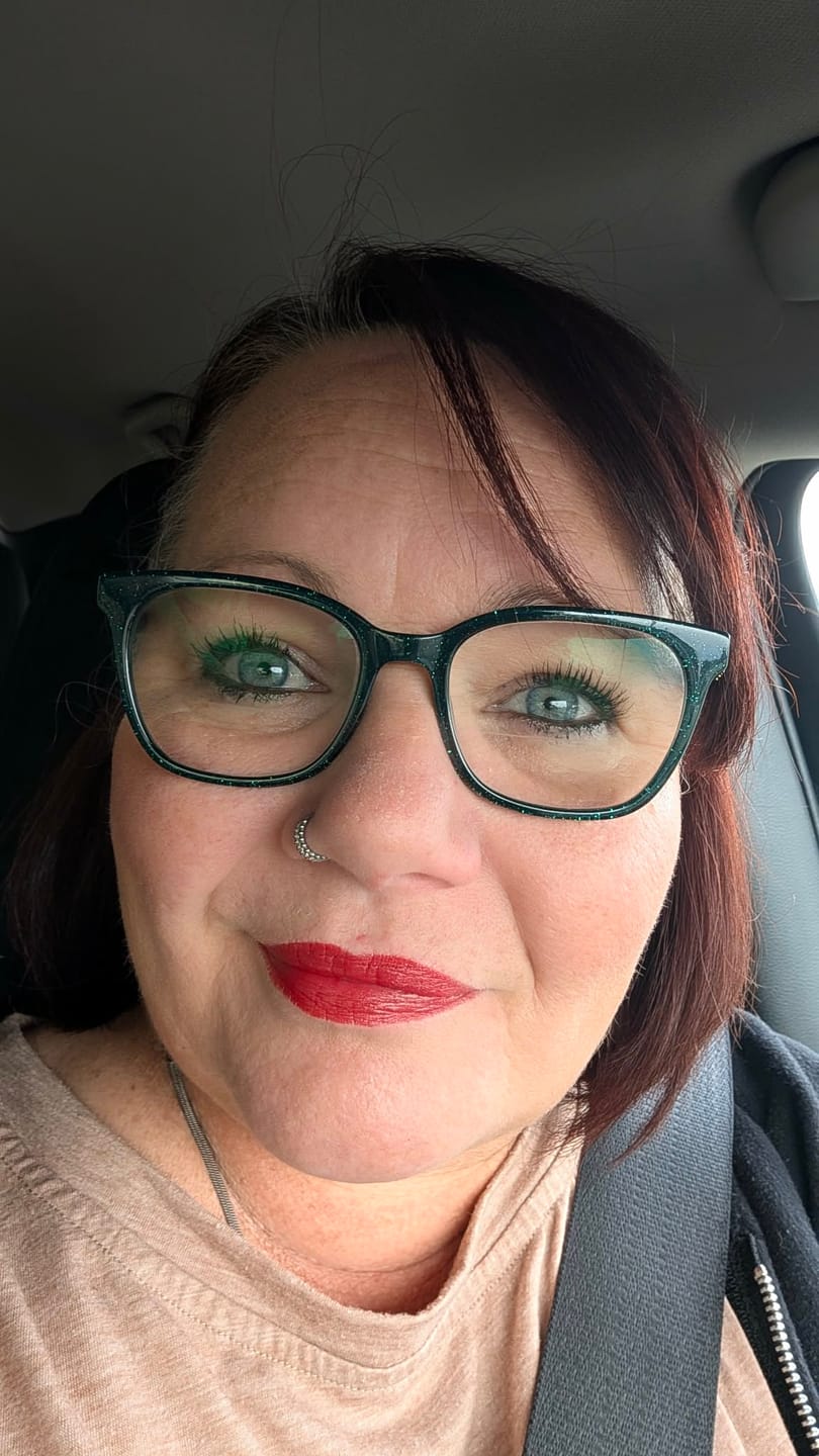 Customer photo review of Perfect Red Lipstick