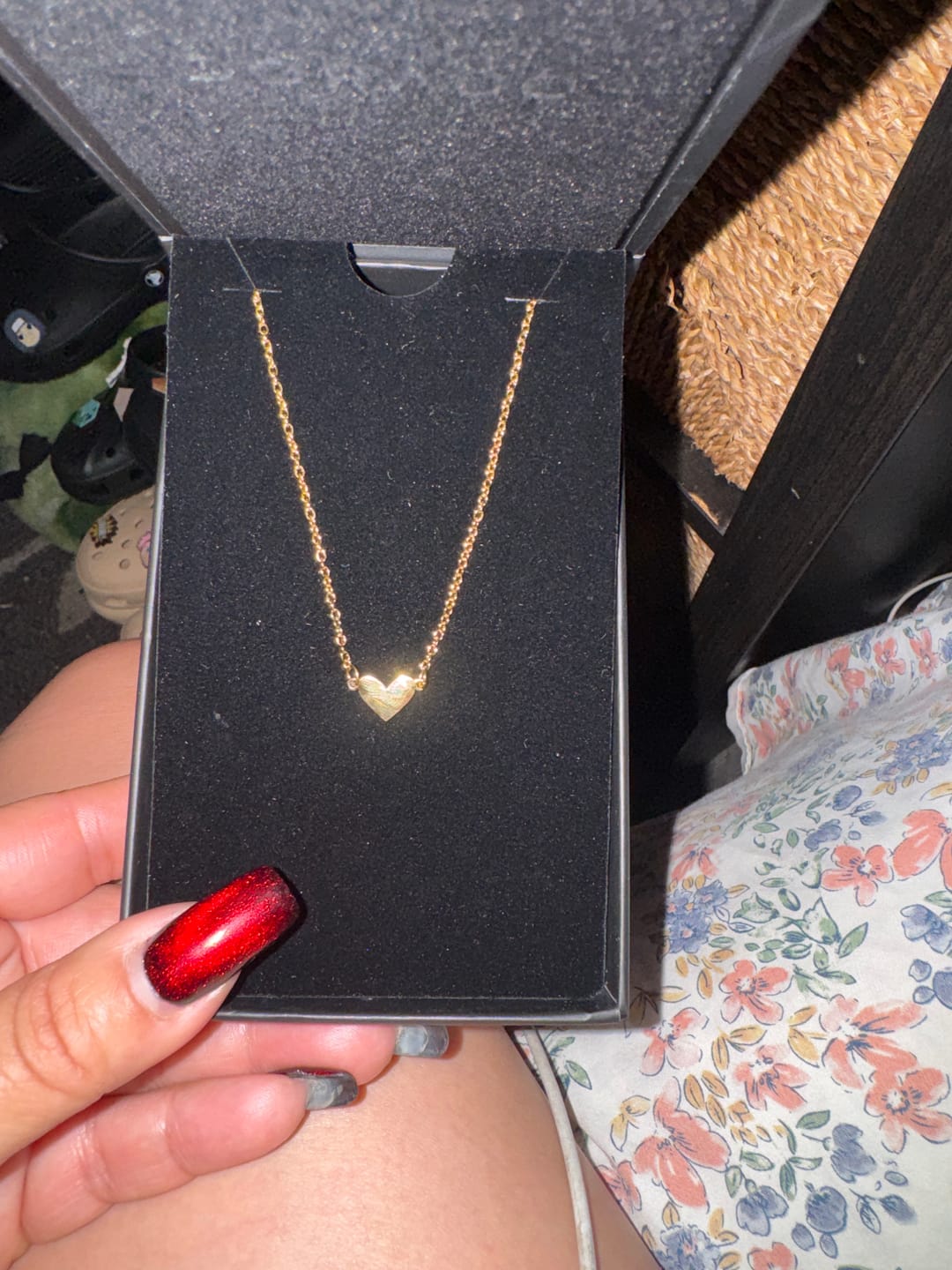 Customer photo review of The Heart Pendant Necklace